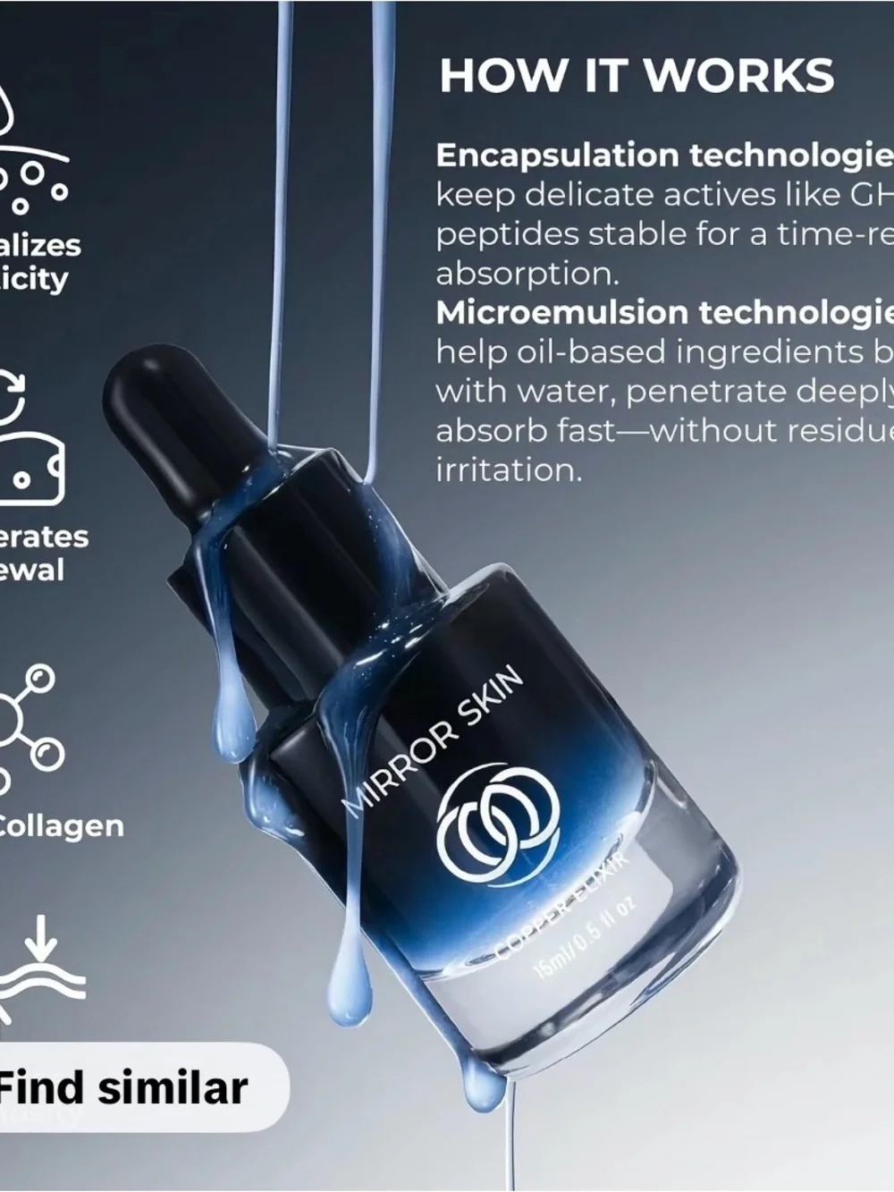 Copper Elixir Serum — Blue & Black